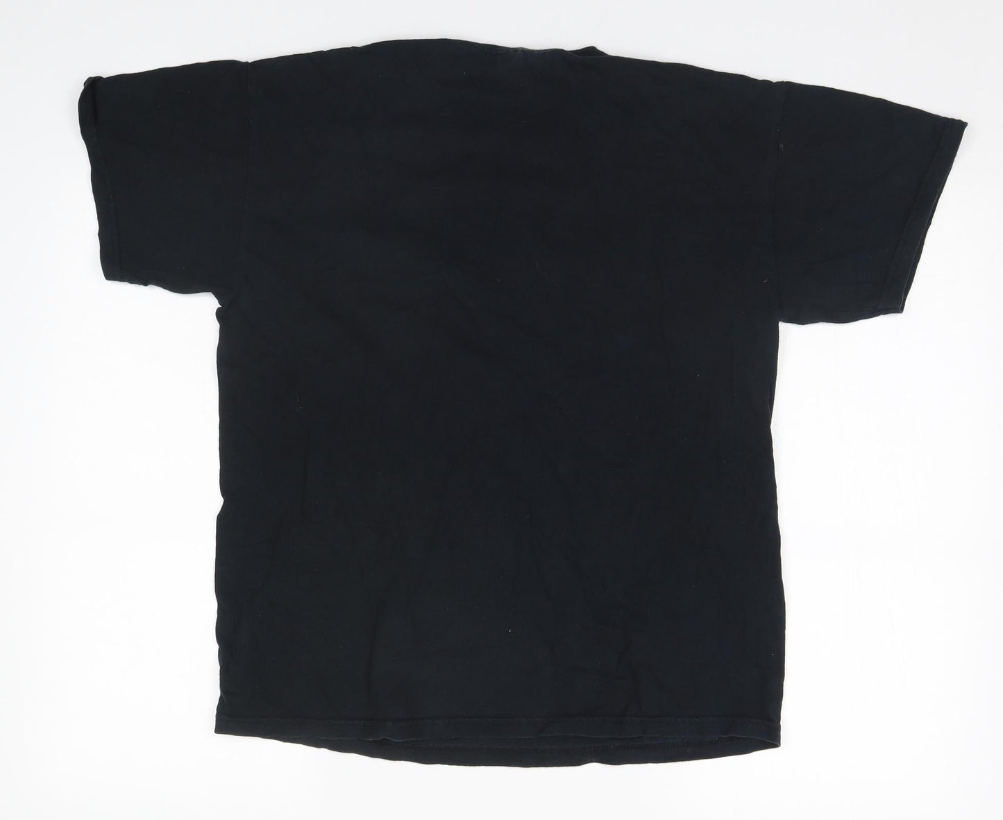 Mens UK Size M Gildan Black  T-Shirt