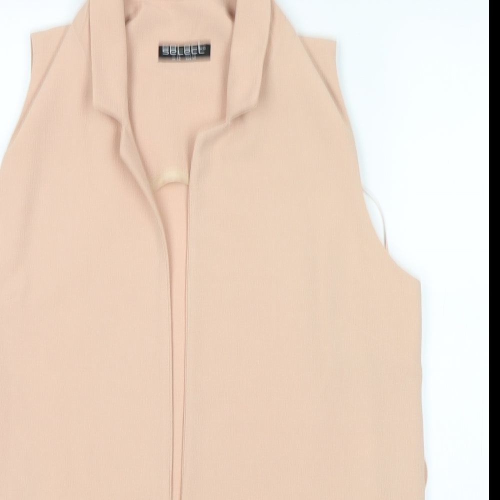 Womens UK Size 12 Select Beige Cardigan Jumper