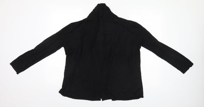 Womens UK Size  Preworn Black Cardigan Jumper