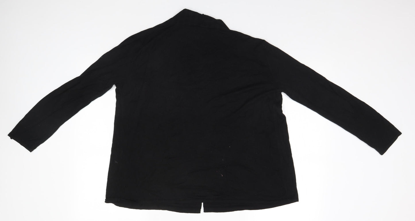 Womens UK Size  Preworn Black Cardigan Jumper