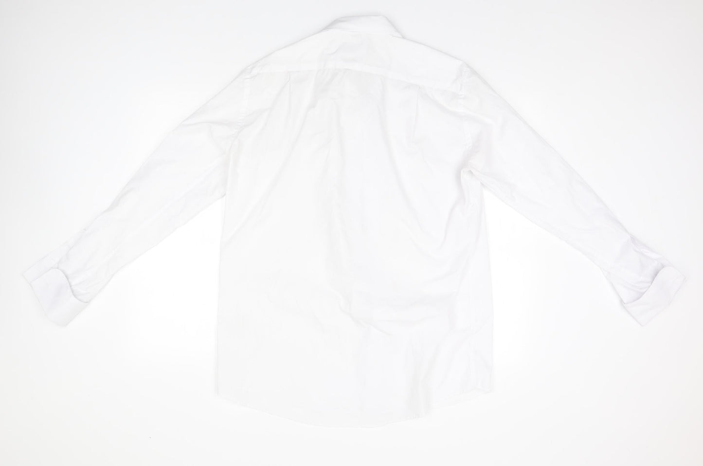 Mens UK Size 16.5 ColinRoss White  Button-Up Long Sleeve Casual Shirt