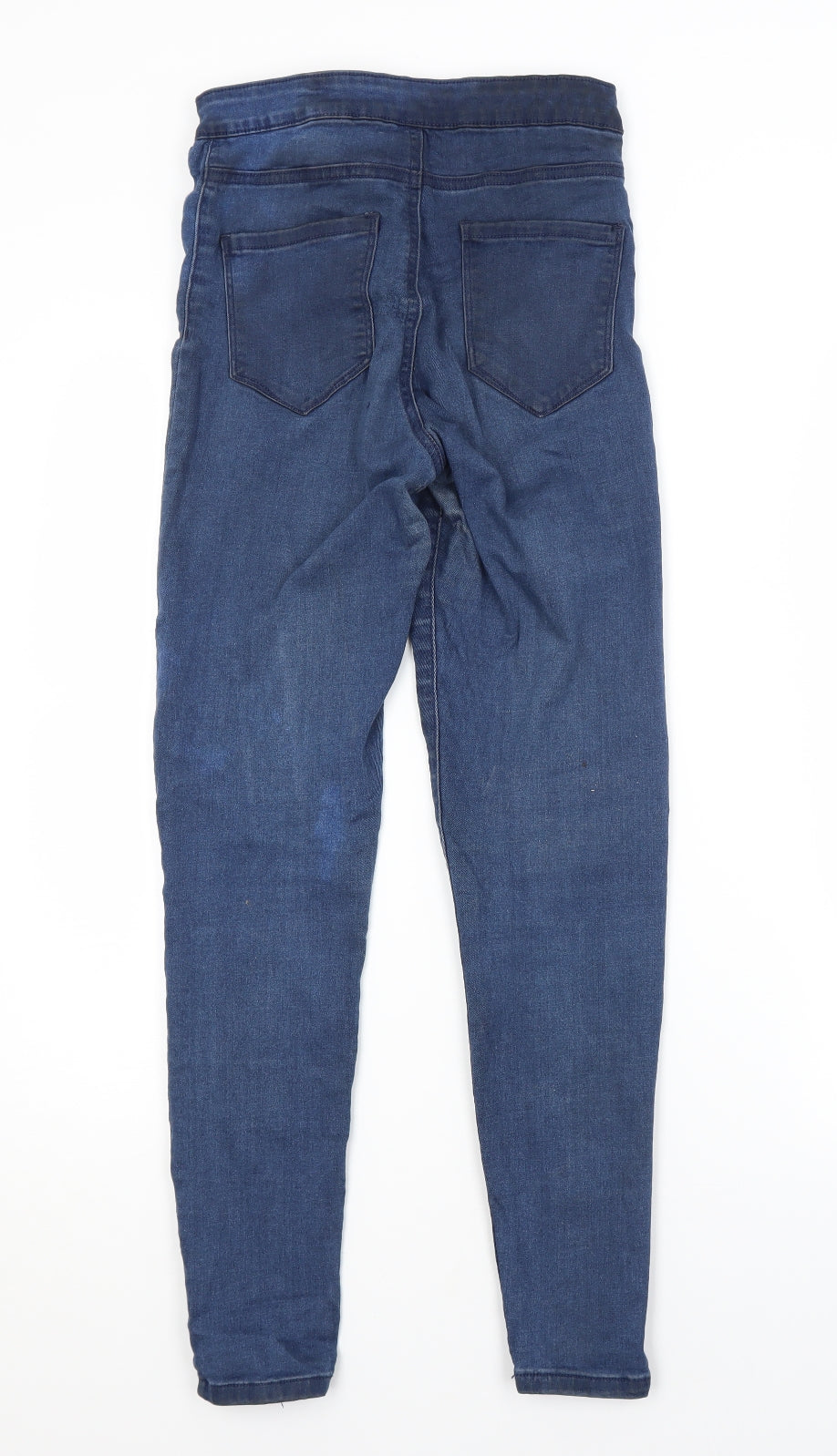 Primark Womens Blue  Cotton Skinny Jeans Size 8 L27 in Regular