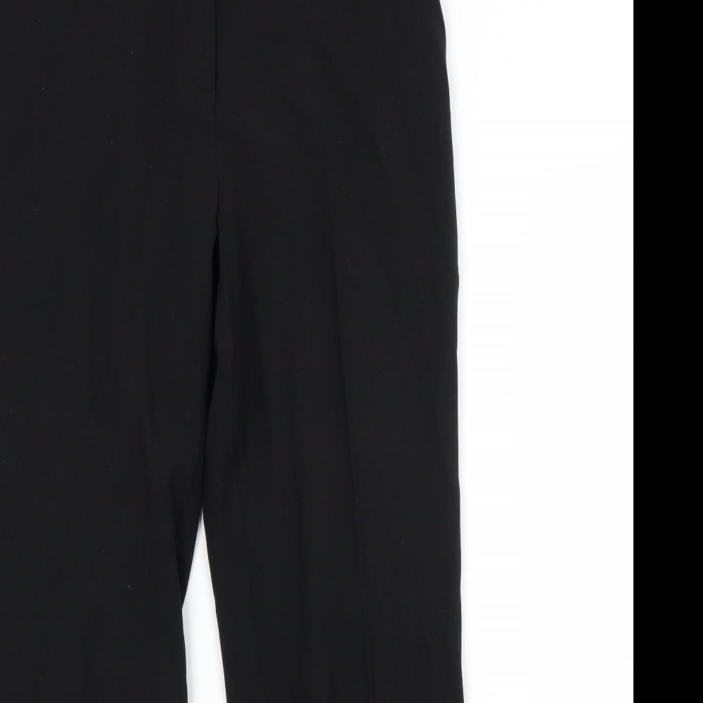 Womens UK Size 14 M&S Regular Fit  Black Trousers