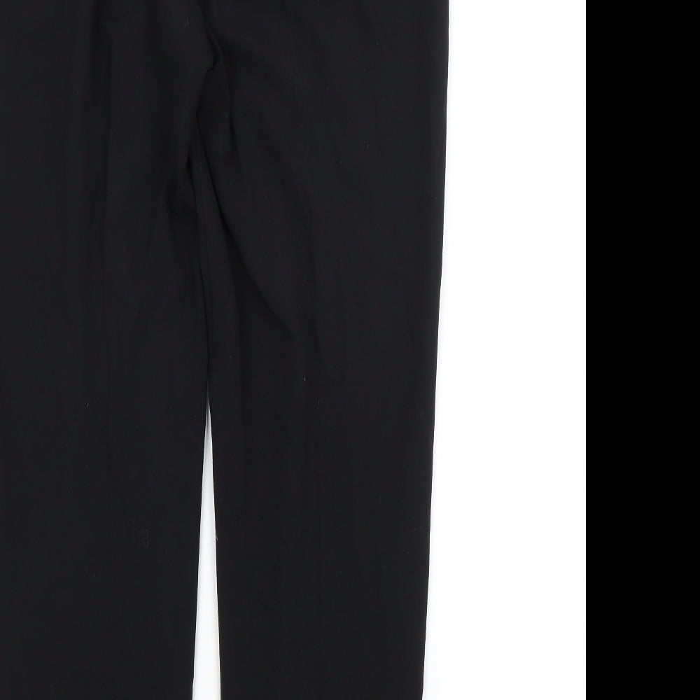 Womens UK Size 14 M&S Regular Fit  Black Trousers