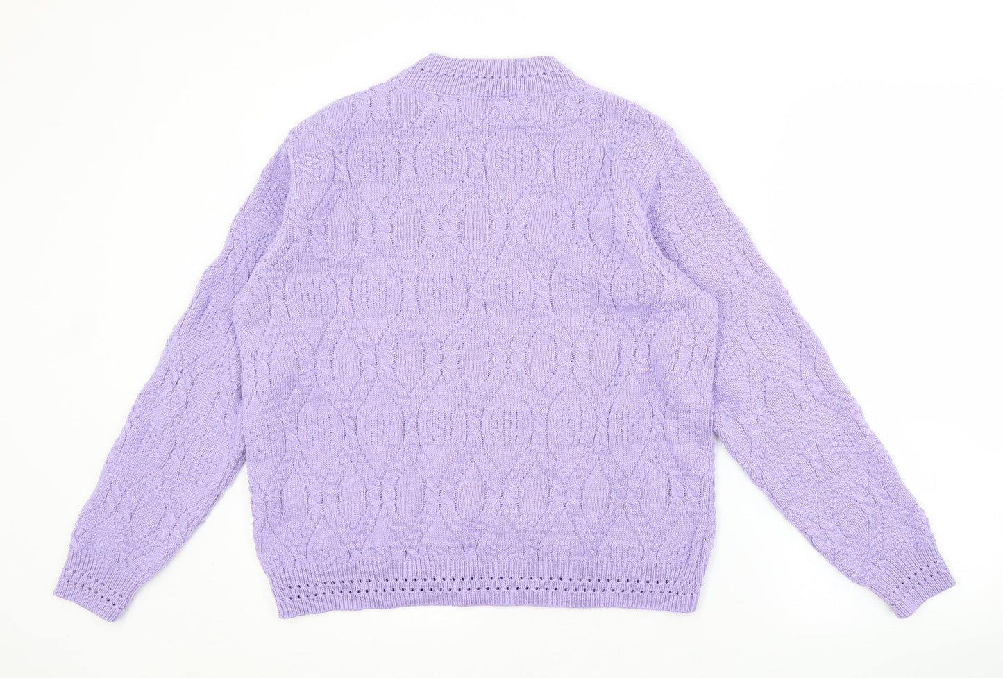 Womens UK Size 18 Beaumonde Paris Purple Pullover Jumper