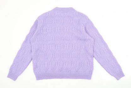 Womens UK Size 18 Beaumonde Paris Purple Pullover Jumper