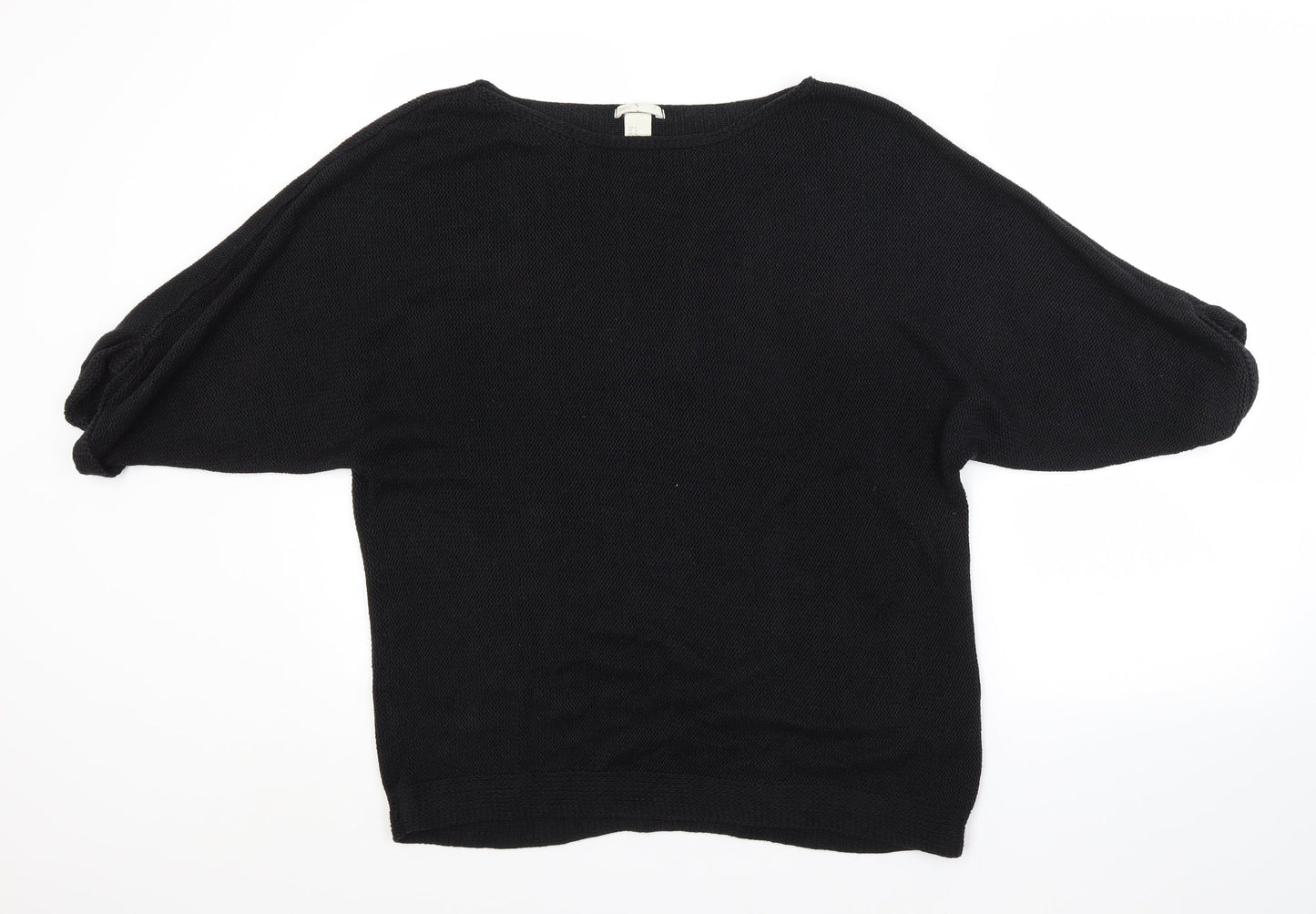 Womens UK Size M H&M Black Pullover Jumper