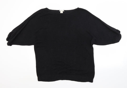 Womens UK Size M H&M Black Pullover Jumper