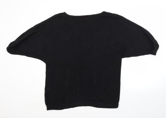 Womens UK Size M H&M Black Pullover Jumper