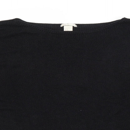 Womens UK Size M H&M Black Pullover Jumper