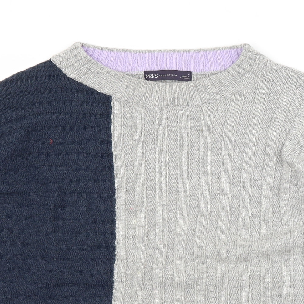 Womens UK Size M M&S Multicoloured Pullover Jumper
