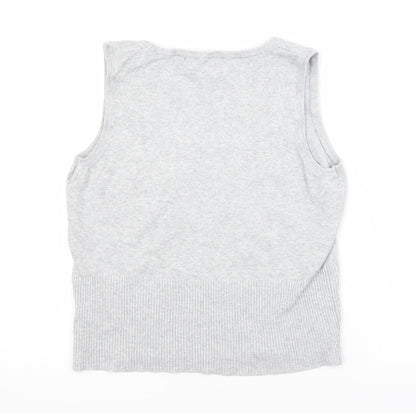 Womens UK Size 14 Atmosphere Grey Basic Tank