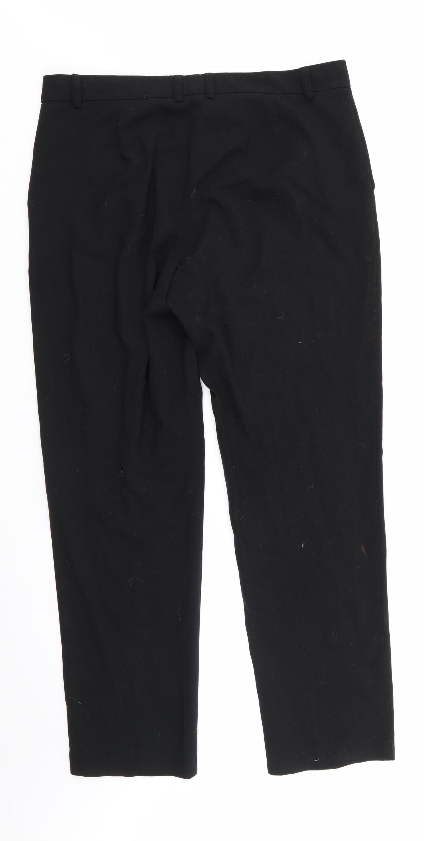 Valerie Stevens Womens Black  Polyester Trousers  Size 20 L31 in Regular
