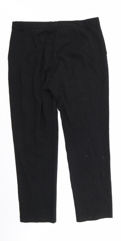 Valerie Stevens Womens Black  Polyester Trousers  Size 20 L31 in Regular