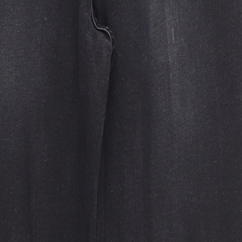 Womens UK Size 12 Studio Denim Regular Fit Skinny Black Jeans