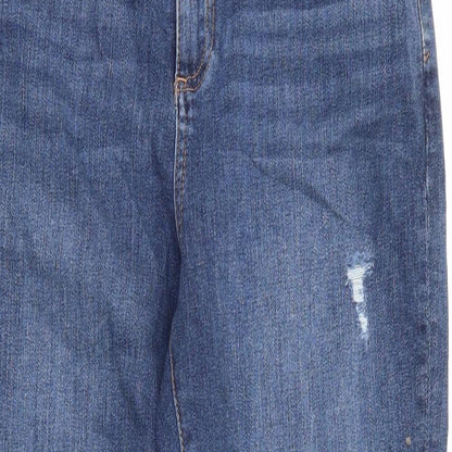 Taylor by Dorothy Perkins Womens Blue  Cotton Straight Jeans Size 8 L26 in Regular
