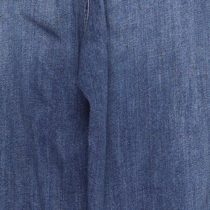Taylor by Dorothy Perkins Womens Blue  Cotton Straight Jeans Size 8 L26 in Regular
