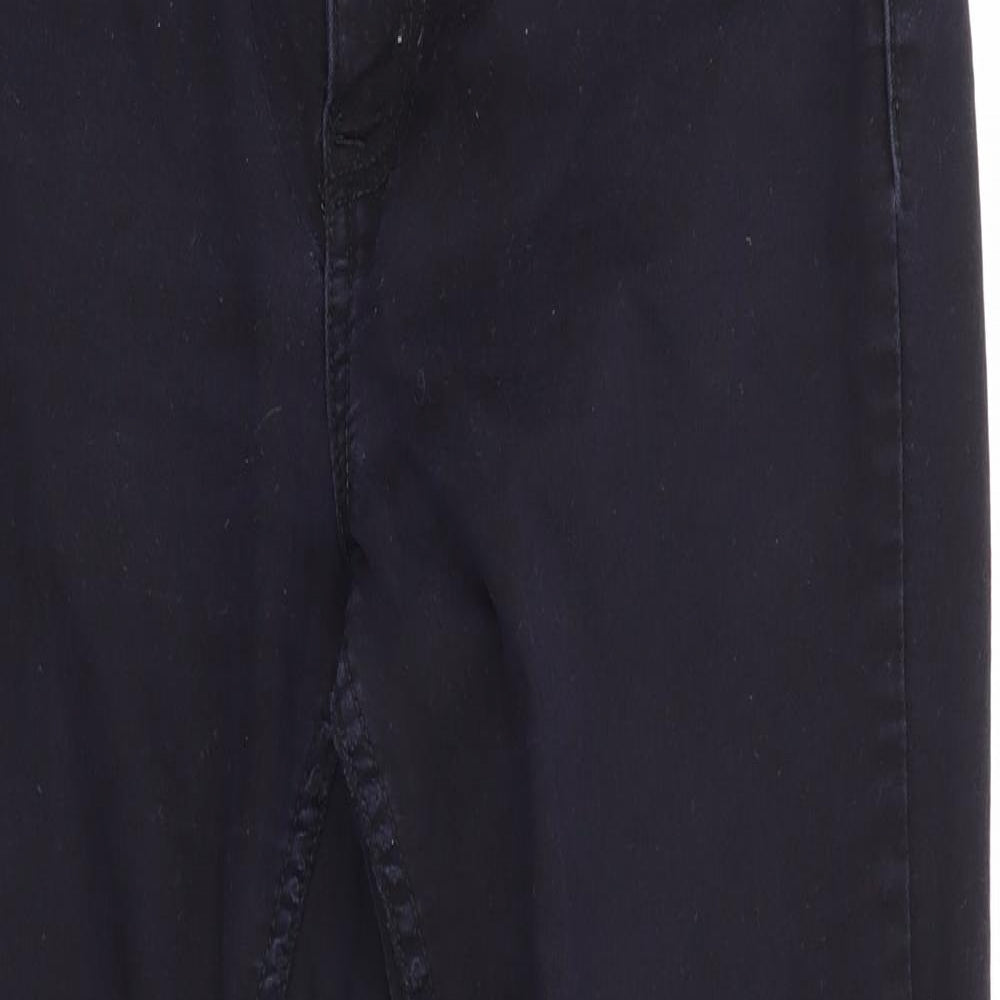 New Look  Womens Blue  Cotton Skinny Jeans Size 10 L23 in Regular  - Blue Black India Super Skinny