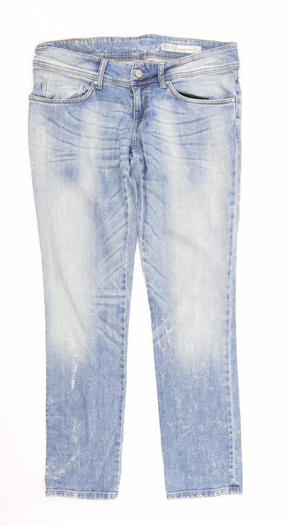 BIG STAR Mens Blue  Cotton Tapered Jeans Size 31 in L30 in Slim  - Soft Feel