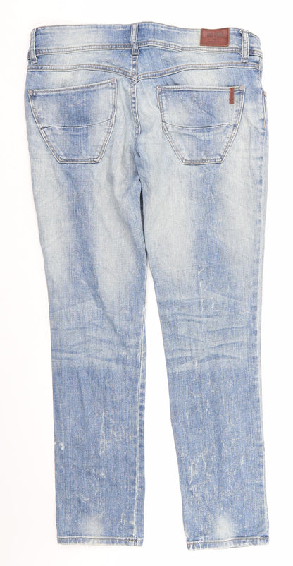 BIG STAR Mens Blue  Cotton Tapered Jeans Size 31 in L30 in Slim  - Soft Feel