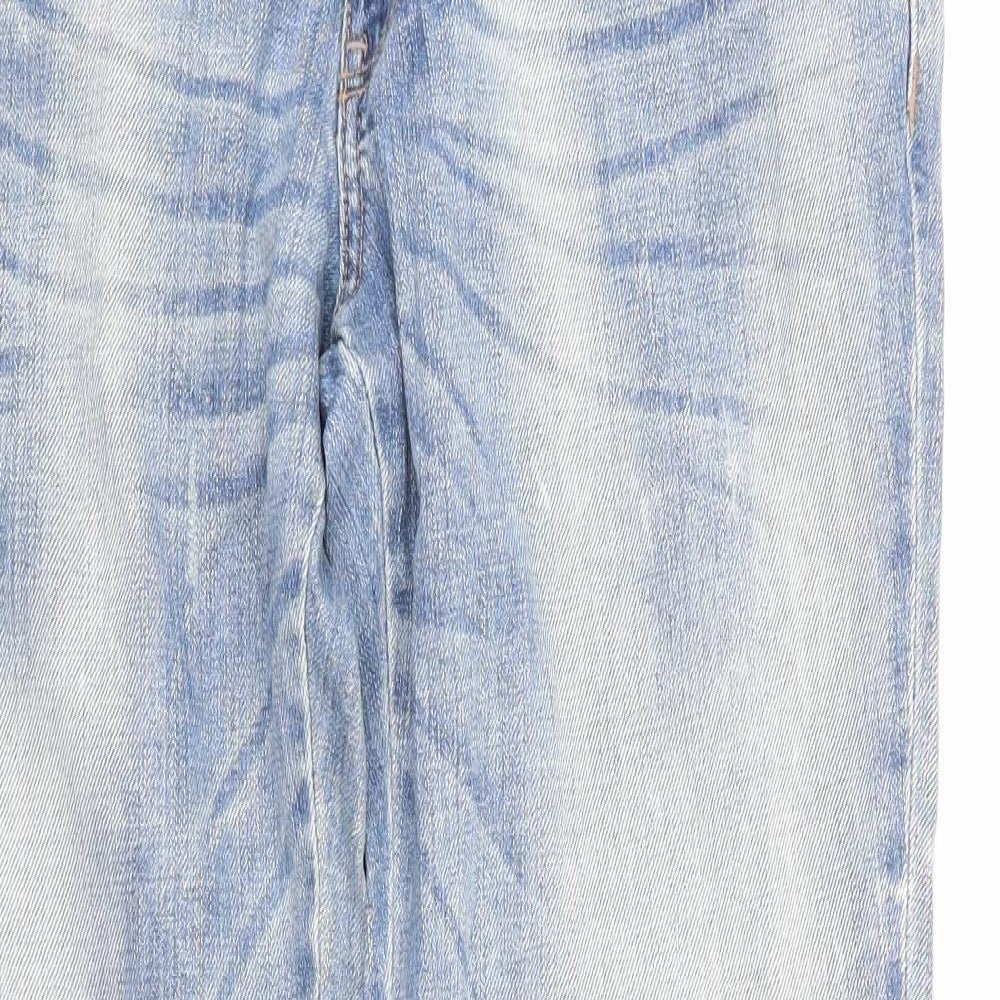 BIG STAR Mens Blue  Cotton Tapered Jeans Size 31 in L30 in Slim  - Soft Feel