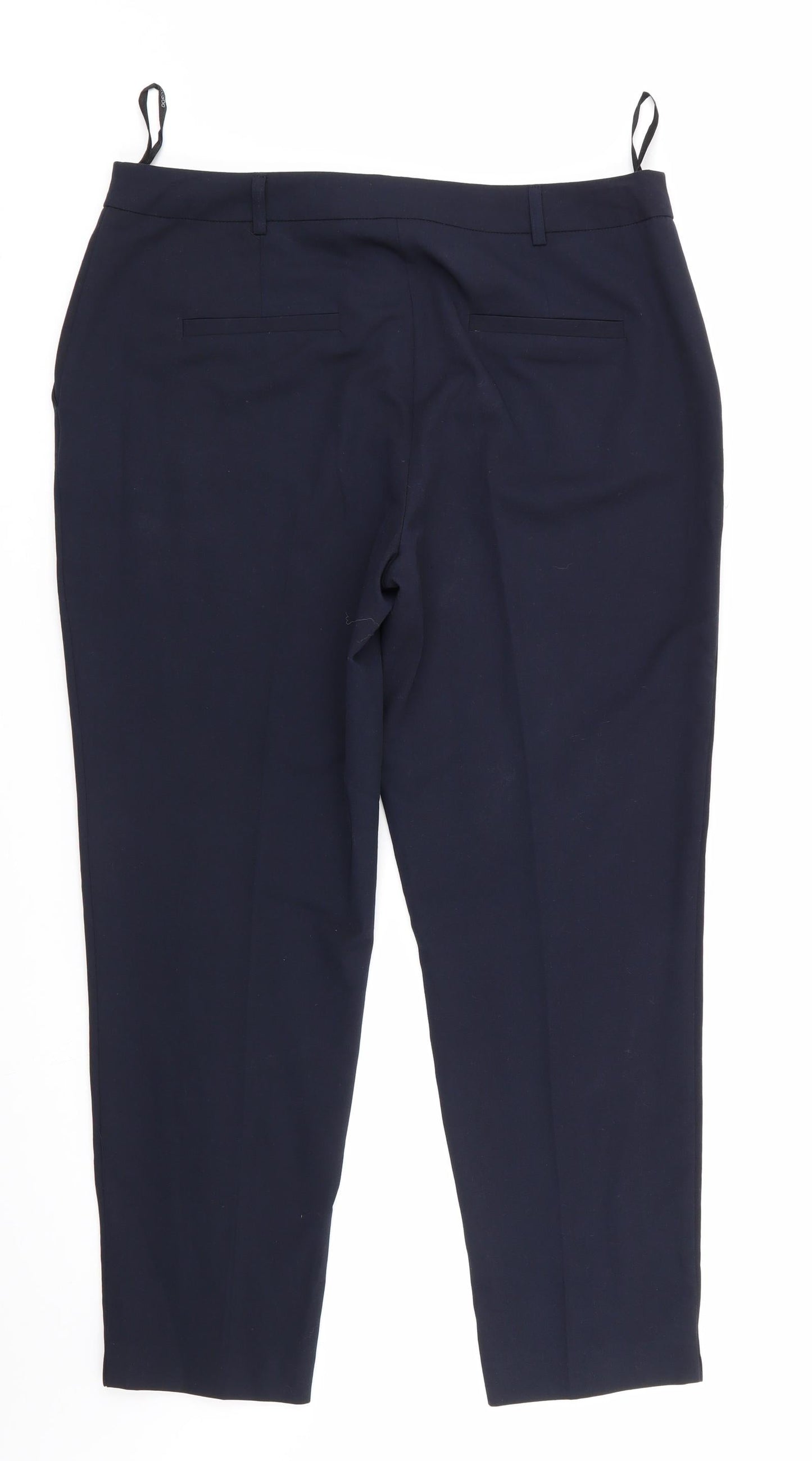 Womens UK Size 12 Dorothy Perkins Regular Fit  Blue Trousers