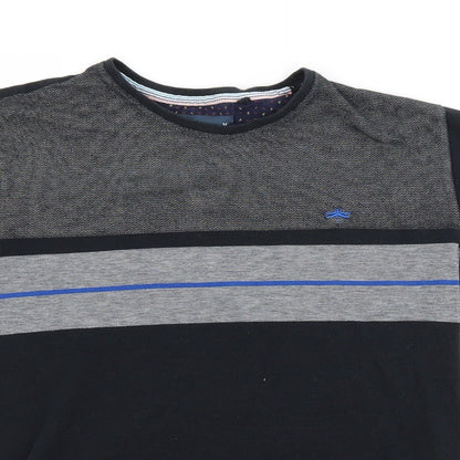 Easy Mens Multicoloured  Cotton  Polo Size M Cowl Neck