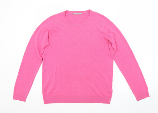 Womens UK Size 10 M&S Pink Pullover Jumper