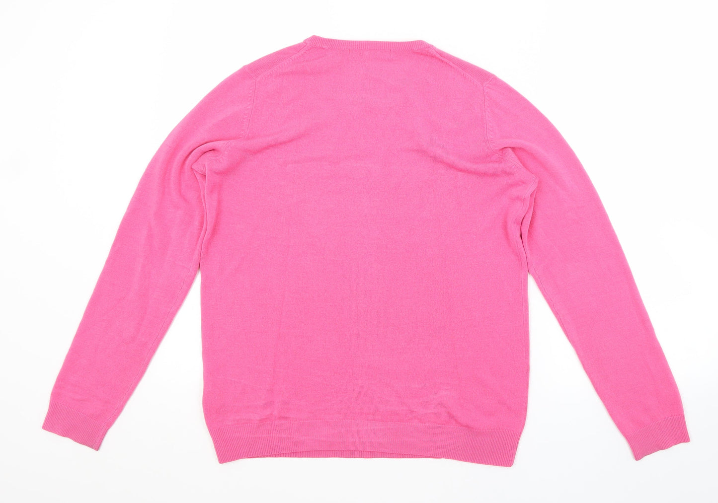 Womens UK Size 10 M&S Pink Pullover Jumper