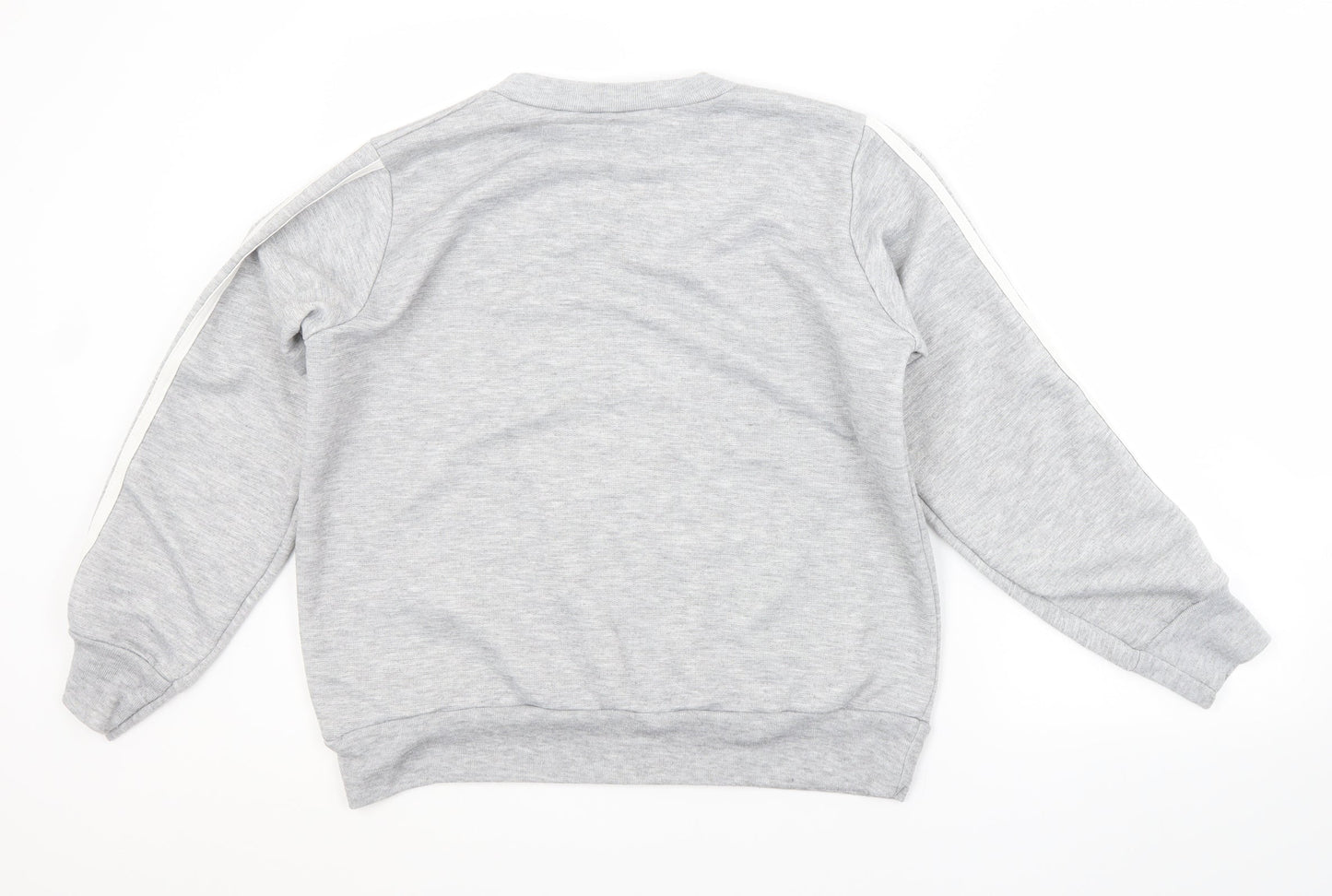 Boohoo Womens Grey  Polyester Pullover Sweatshirt Size 12