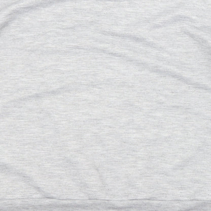 Boohoo Womens Grey  Polyester Pullover Sweatshirt Size 12