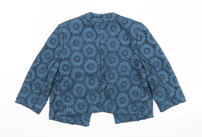 ASOS Womens Blue Floral  Jacket  Size 6