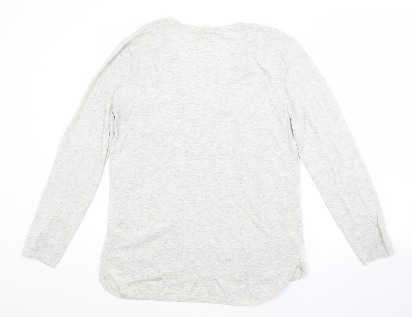 Womens UK Size S H&M Grey Pullover Jumper