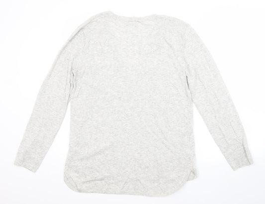 Womens UK Size S H&M Grey Pullover Jumper