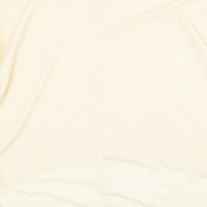 Womens UK Size L QED London Beige Pullover Jumper