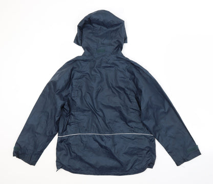 Result Boys Blue   Rain Coat Coat Size 9-10 Years