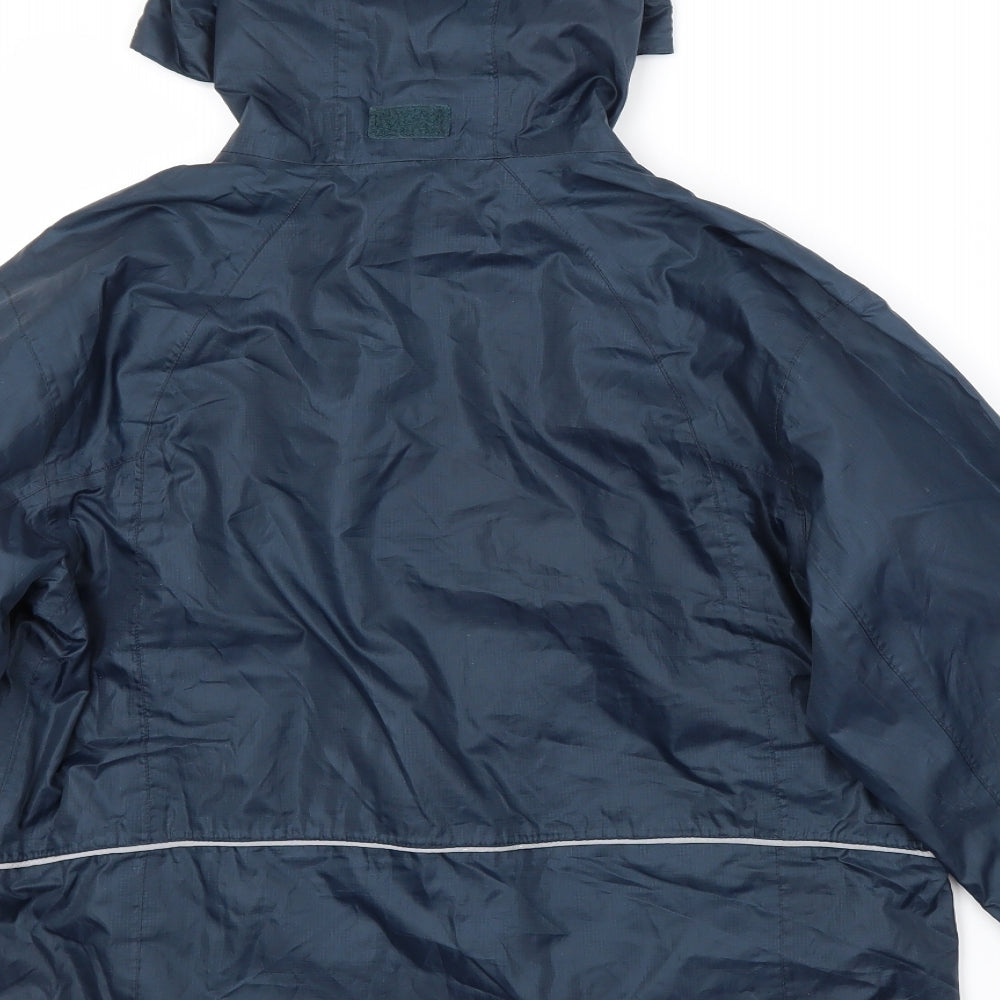 Result Boys Blue   Rain Coat Coat Size 9-10 Years
