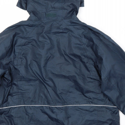 Result Boys Blue   Rain Coat Coat Size 9-10 Years
