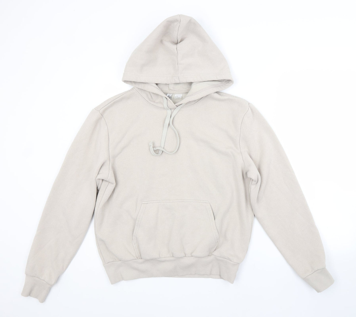 H&M Womens Grey  Cotton Pullover Hoodie Size M