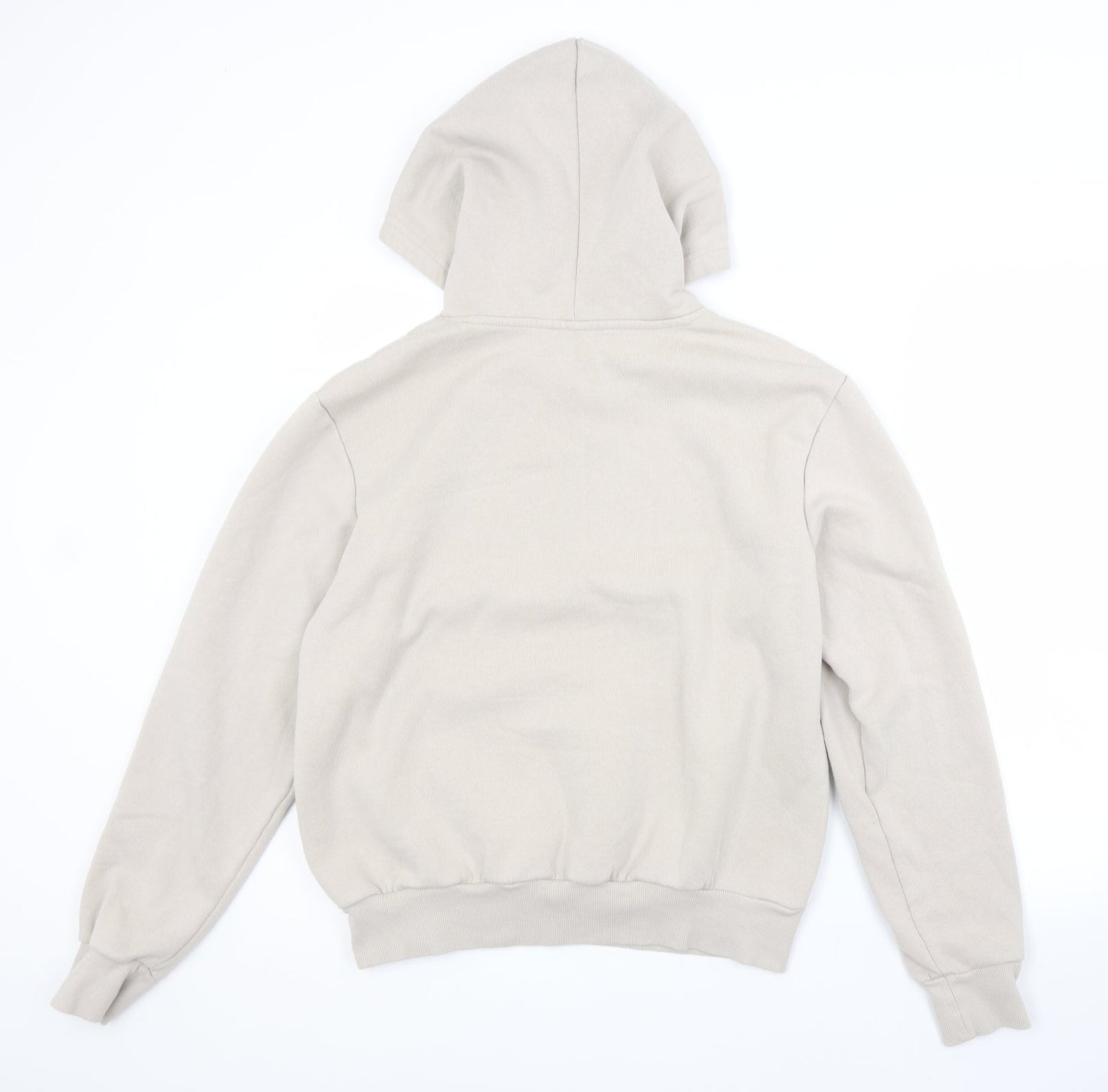 H&M Womens Grey  Cotton Pullover Hoodie Size M