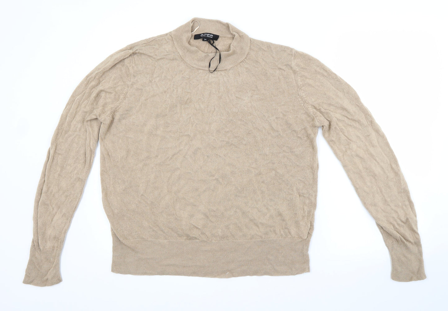 Womens UK Size 20 Preworn Brown Pullover Jumper