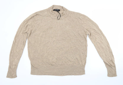 Womens UK Size 20 Preworn Brown Pullover Jumper