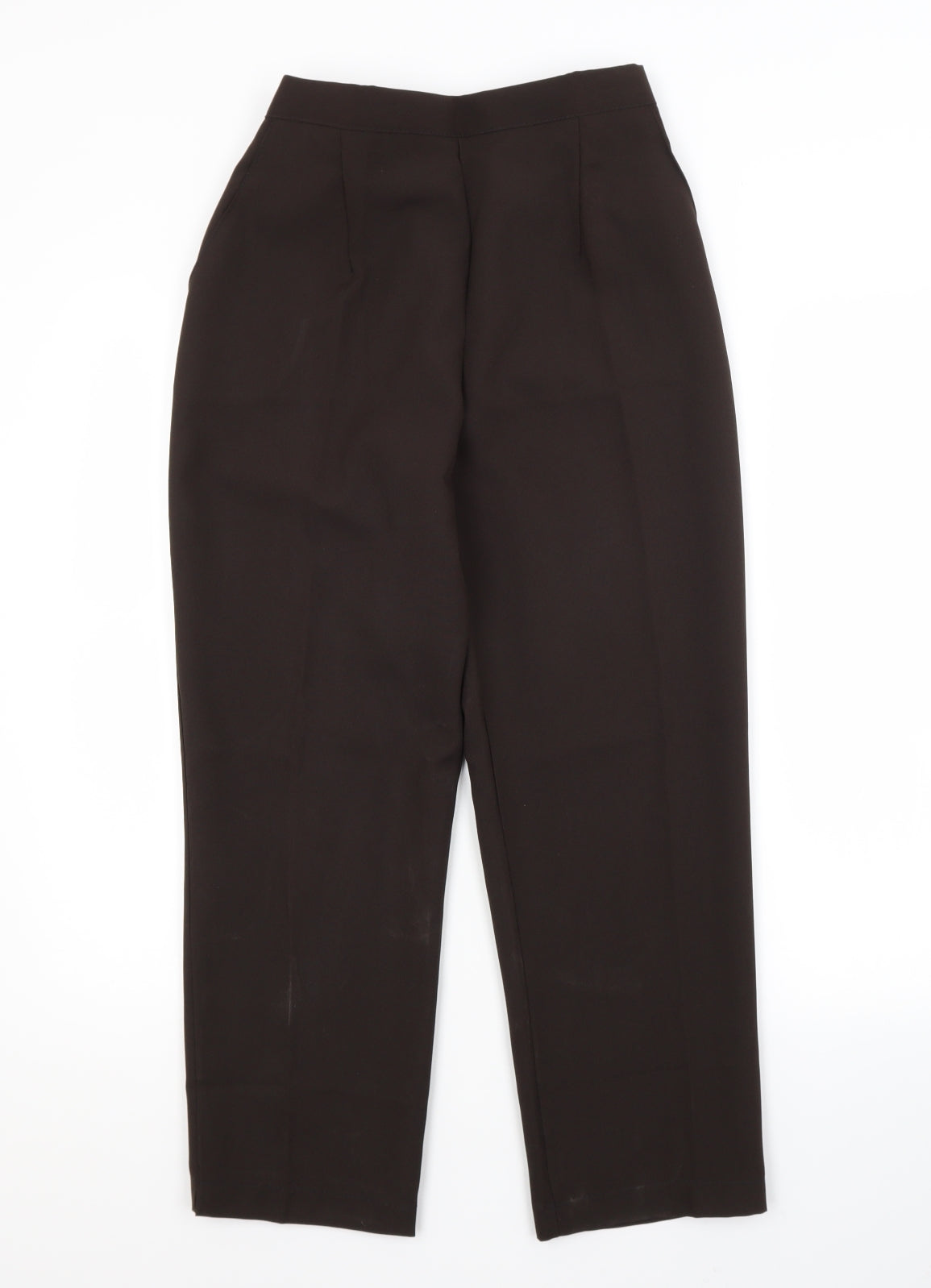 Womens UK Size 10 Preworn Regular Fit  Brown Trousers