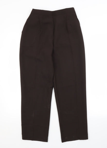 Womens UK Size 10 Preworn Regular Fit  Brown Trousers