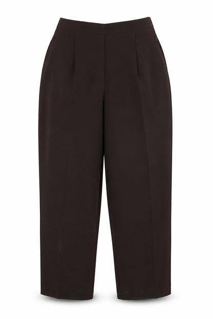Womens UK Size 10 Preworn Regular Fit  Brown Trousers