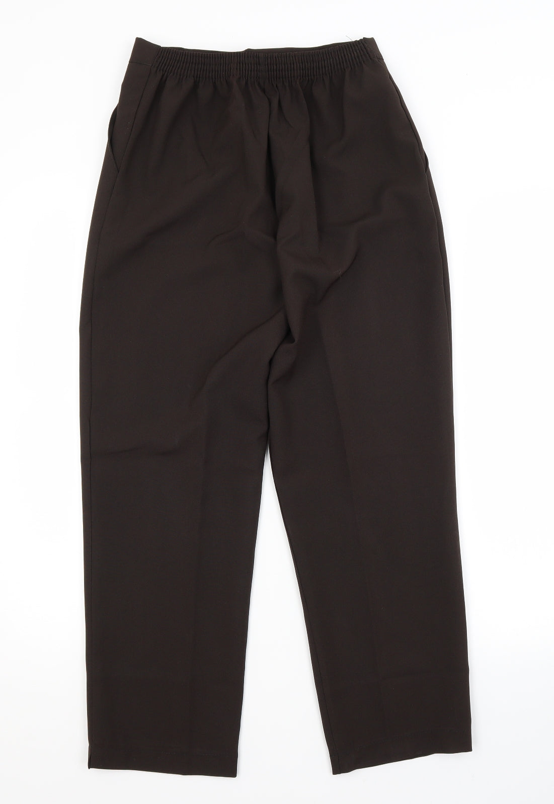 Womens UK Size 10 Preworn Regular Fit  Brown Trousers
