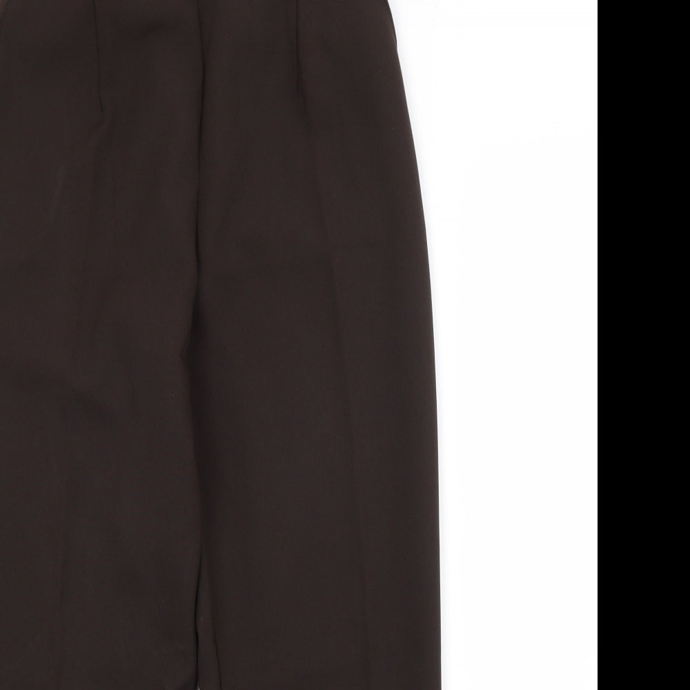 Womens UK Size 10 Preworn Regular Fit  Brown Trousers