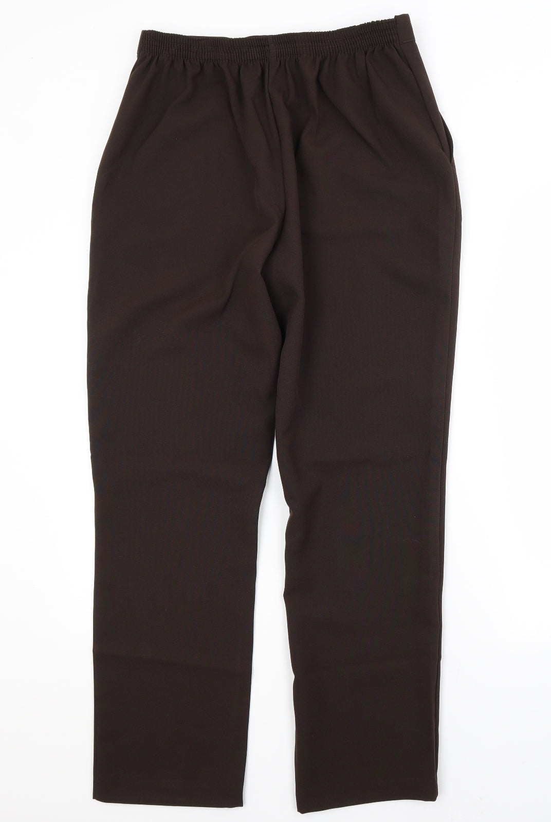 Womens UK Size 12 Preworn Regular Fit  Brown Trousers