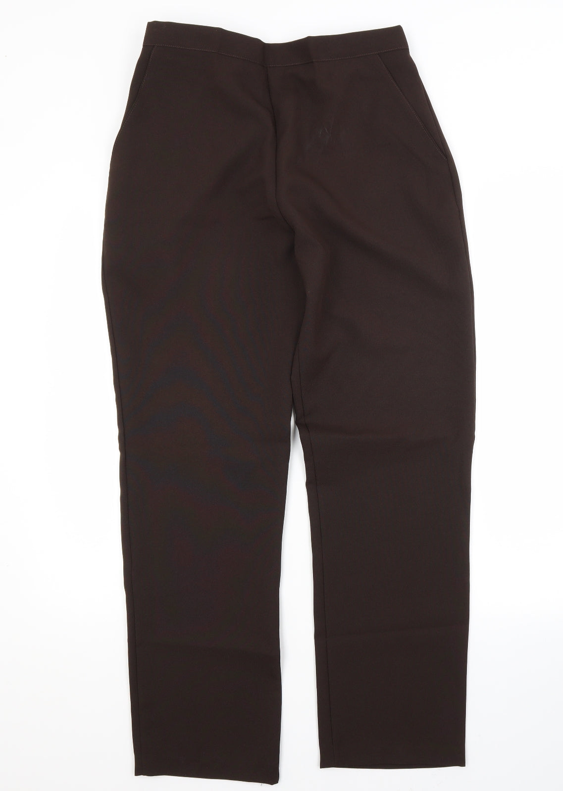 Womens UK Size 12 Preworn Regular Fit  Brown Trousers