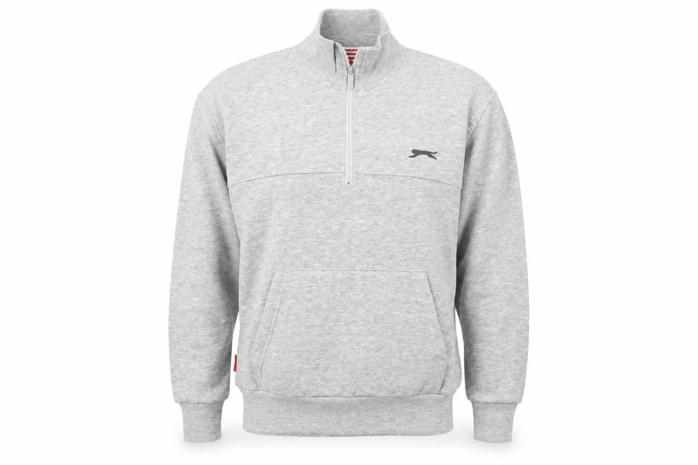 Mens UK Size S Slazenger Grey Full Zip Sweatshirt